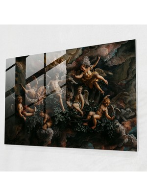 Popcasso Caravaggio Tarzı Cam Tablo - Cam Duvar Tablosu ile Sanat Dolu Bir Atmosfer Yaratın