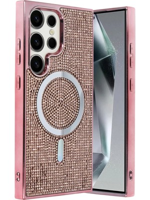 Vintessy Joko Samsung Galaxy S24 Ultra Helen Magsafe Kapak - Pembe