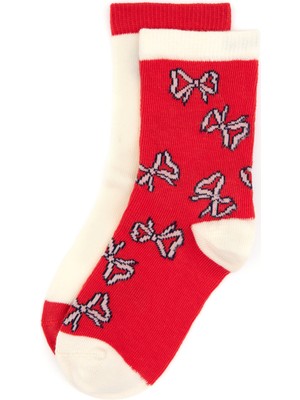 U.s. Polo Assn. Kız Çocuk Kırmızı Çorap (Soket) 50318083-VR030