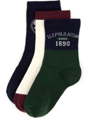 U.s. Polo Assn. Erkek Çocuk Yeşil Çorap (Soket) 50318049-VR054