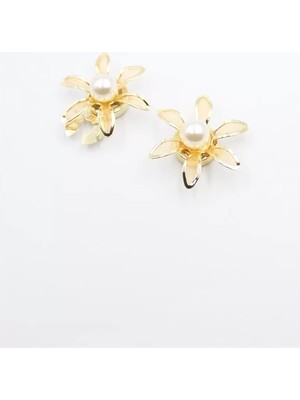 Ethab Ticaret Incili Düğme Broşu - Altın