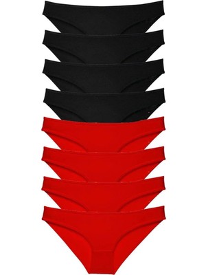 Ethab Ticaret 8 Adet Süper Eko Set Likralı Kadın Slip Külot