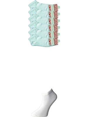 Ethab Ticaret Beyaz Kadın Bilek Çorap 6 Çift