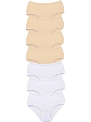 Ethab Ticaret 7 Adet Tutku Kadın Yüksek Bel Bato Kalın Lastik Külot S9