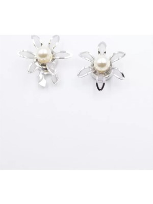 Ethab Ticaret Incili Düğme Broşu - Gümüş