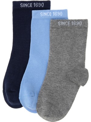U.S. Polo Assn. Erkek Çocuk 3'lü Soket Çorap 50318041-VR003