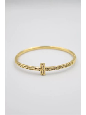 Ethab Ticaret Taşlı Vip Bilezik - Altın