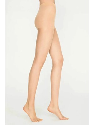 Ethab Ticaret Parlak Fit 15 Likralı Külotlu Çorap Açık Ten