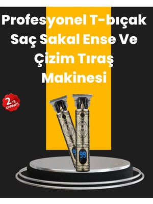 0.1 mm Hassas Kesim Tıraş Makinesi Şarjlı Metal Gövde