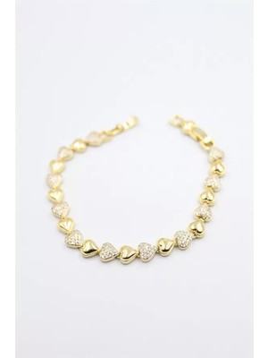 Ethab Ticaret Kalp Xuping Bileklik - Altın