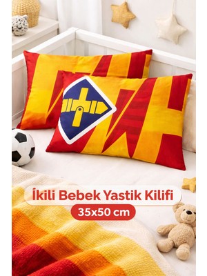 Home Ikili Bebe Yastık Kılıfı 35X50 cm %100 Pamuk