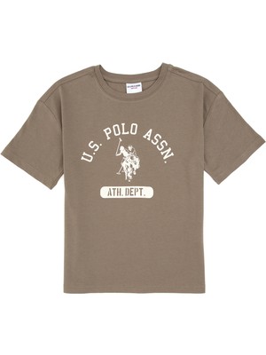 U.s. Polo Assn. Erkek Çocuk Haki Tişört 50325176-VR027
