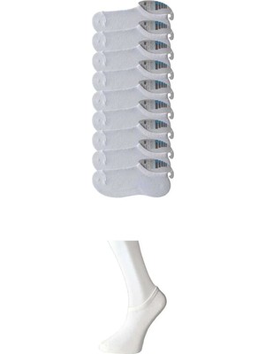 Ethab Ticaret Beyaz Erkek Görünmez Çorap 9 Çift