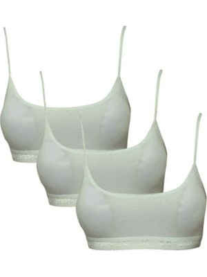 Ethab Ticaret Pedli Ip Askılı Krem Büstiyer 3 Adet