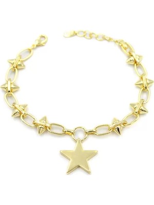 Ethab Ticaret Yıldız Bileklik - Altın