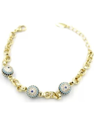 Ethab Ticaret Nazarlı Xuping Vip Bileklik - 14K Altın