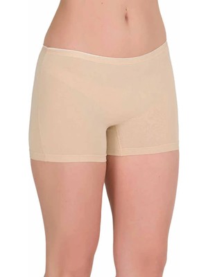 Ethab Ticaret Likralı Kadın Boxer Ten 2101B