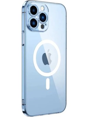 Ethab Ticaret Iphone 13 Pro Max Kılıf Kamera Lens Korumalı Magsafe Destekli Şeffaf Darbe Emici Sert Kapak
