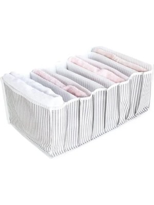 Ethab Ticaret Çizgili Akordiyon Organizer L Boy 24X37X18 cm ROYALEKS-EV354