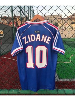 Fransa 98 Dünya Kupası Zinedine Zidane Nostalji Forması