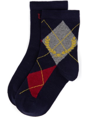 U.S. Polo Assn. Erkek Çocuk 2'li Soket Çorap 50318052-VR033
