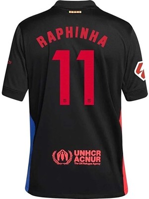 B.a.r.c.e.l.o.n.a 2024/25 Yeni Sezon Raphinha Deplasman Forması (Black)