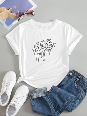 ENSUENO Unisex Dore Yazılı Tshirt