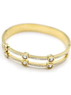 Ethab Ticaret Taşlı Bilezik - Altın