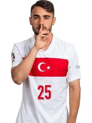 Türkiye Euro 2024 Yunus Akgün Yetişkin Forması (Beyaz)