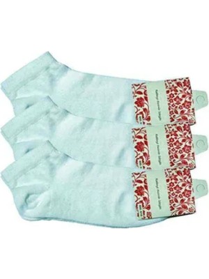 Ethab Ticaret Beyaz Kadın Bilek Çorap 3 Çift