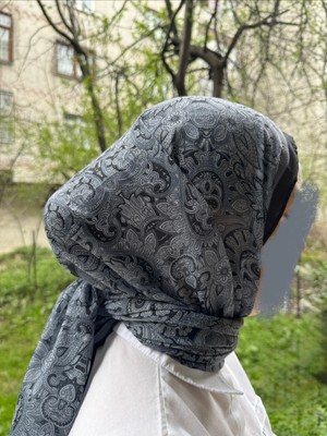 Shalby Kadın Pamuksu Nina Desen Soft Şal
