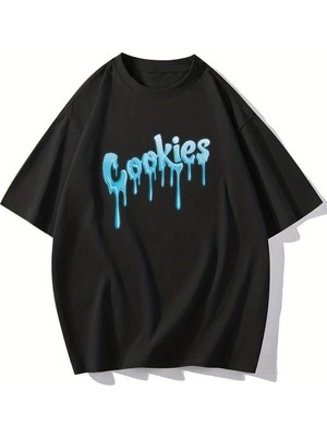 ENSUENO Unisex Cookies Yazılı Tshirt