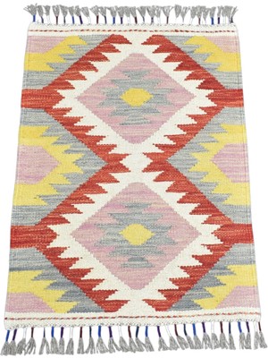 Zehra Abla Halı Yeni El Dokuma Enfes Cerit Yörükleri Meşhed Iran Yün Kilim 7275