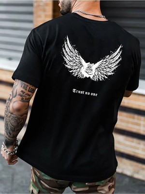 ENSUENO Unisex Crust No One Yazılı Tshirt