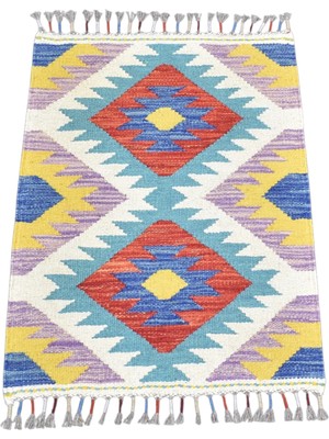 Zehra Abla Halı Yeni El Dokuma Nadide Cerit Yörükleri Meşhed Iran Yün Kilim 7274