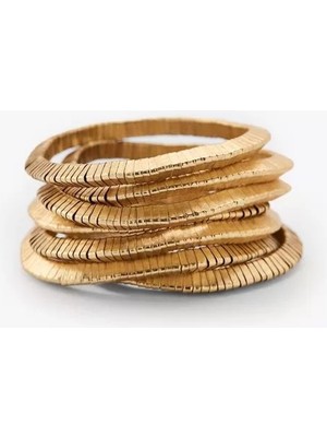 Ethab Ticaret Çoklu Lastkli Bilezik - Altın