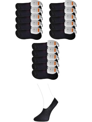 Ethab Ticaret Siyah Erkek Babet Çorap 15 Çift