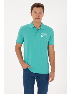 U.S. Polo Assn. Erkek Mint Regular Fit Polo Yaka Tişört 50324903-VR090