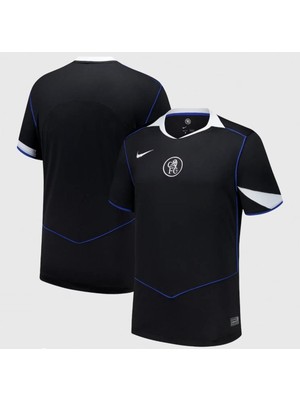 Chelsea 2025/26 Yeni Sezon Isimsiz Alternatif Forması (Black)
