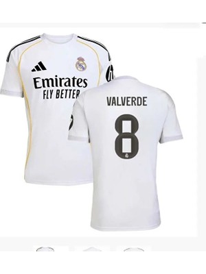 Real Madrid 2025-26 Yeni Sezon Valverde Iç Saha Forması
