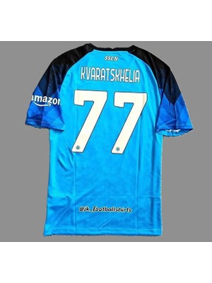 Napoli 2023/24 Yeni Sezon Kvaratskhelıa Iç Saha Forması