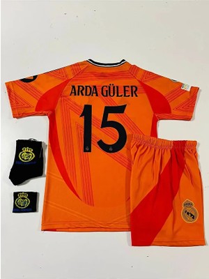 Arda Güler R,e,a,l M,a,d,r,i,d 2024-25 Deplasman Çocuk Forması 4'lü Set