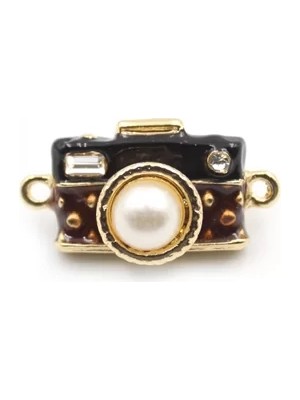 Die Grup Fotoğraf Makinesi Broş - Siyah