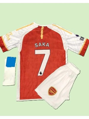 Arsenal 2023/24 Yeni Sezon Bukayo Saka Çocuk Forması 4'lü Set