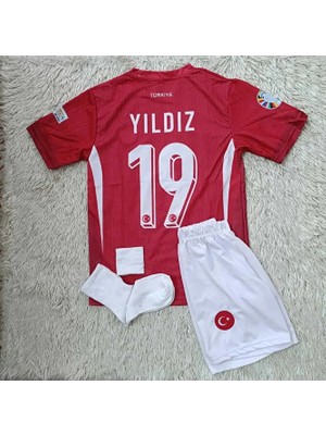 Kenan Yıldız Türkiye Milli Takım Euro 2024 Çocuk Forması 4'lü Set