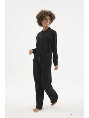 Kocabey 7219K Kadın Çıtçıtlı Eşofman Takımı