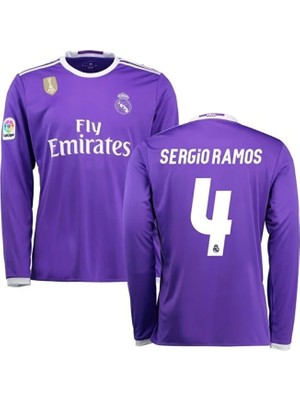 2017 Cardiff Şampiyonlar Ligi S,e,r,g,i,o, R,a,m,o,s, Uzun Kollu Forması