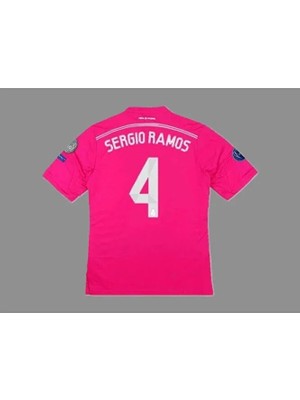 Sergio R'amos 2014 Sezonu R.e.a.l M.a.d.r.i.d Özel Yetişkin Deplasman FORMASI875648858