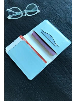 VİP GİFT Voyager Pasaport Kılıfı Minimalist Vegan Suni Deri Pasaportluk Pembe