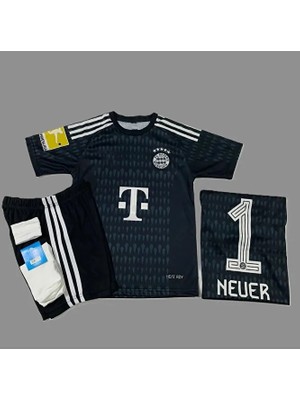 Manuel N,e,u,e,r, 2023-24 Sezonu Bayern M,ü,n,i,h, Kaleci Çocuk Forması 4'lü Set